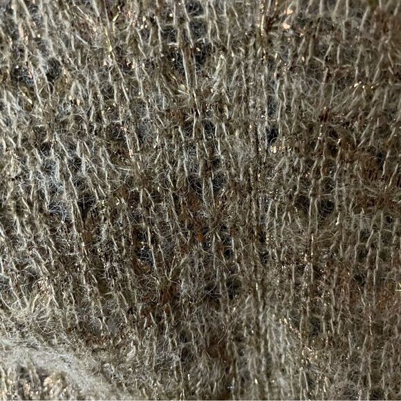 Lafayette 148 New York Metallic Brown Gold Tweed Flare Skirt Size 8 - Picture 12 of 12